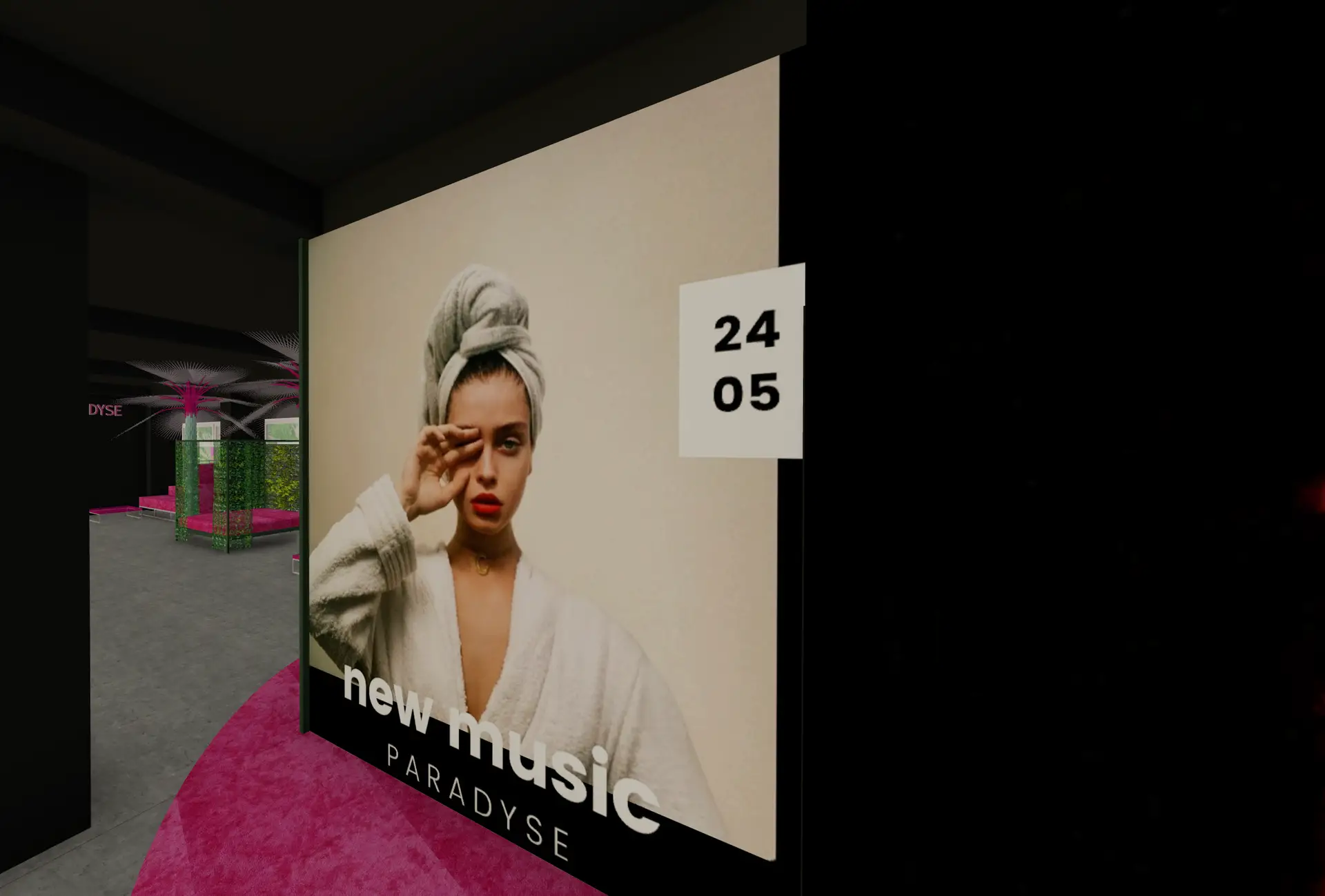 SimpliOffice Berlin - Nürnbergstraße Visualisierung Display