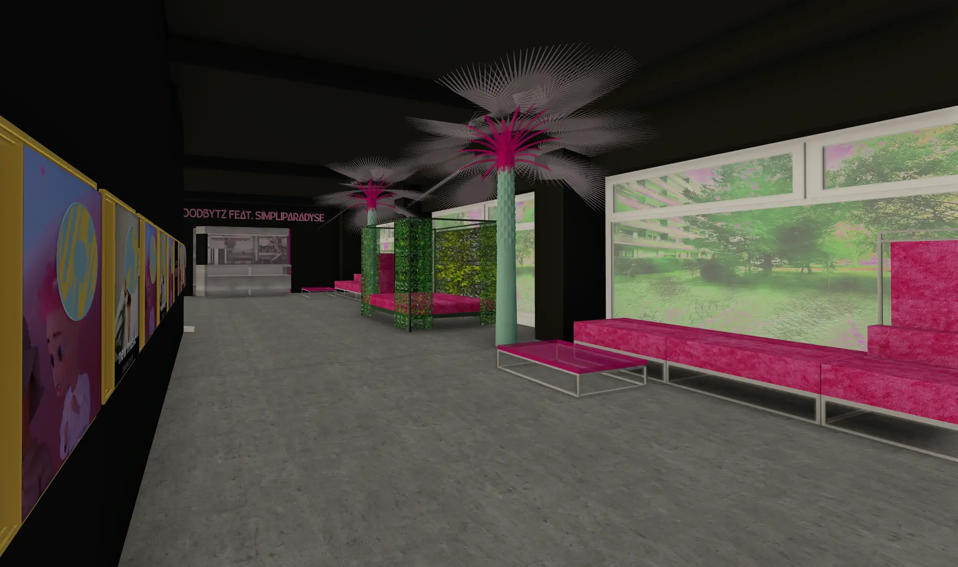 SimpliOffice Berlin - Nürnbergstraße Visualisierung Eventfläche